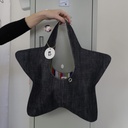 sac de star - denim brut et rayures avec oeillet
