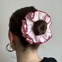 chouchou - rayé rose et blanc
