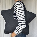 sac de star - denim bleu brut et rayures roses