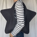 sac de star - denim bleu brut et blanc