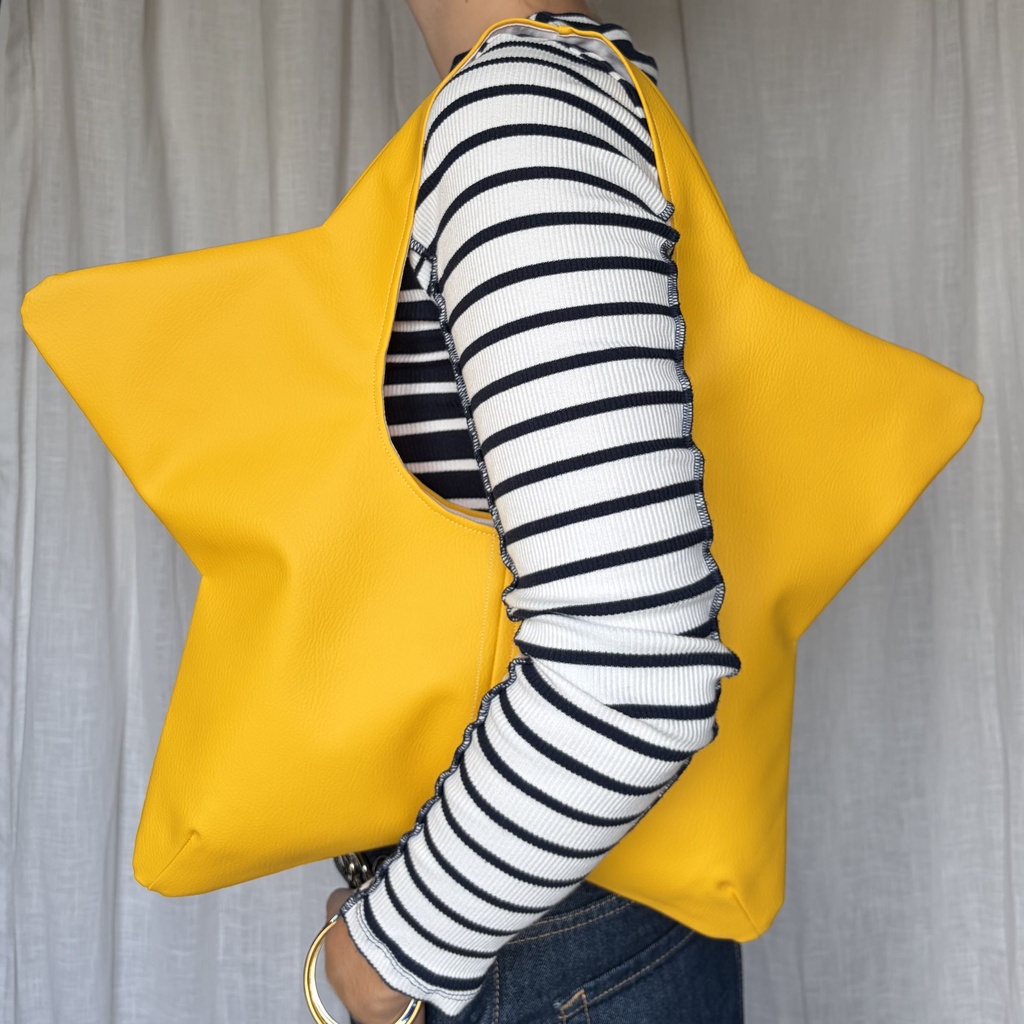 sac de star - similicuir jaune