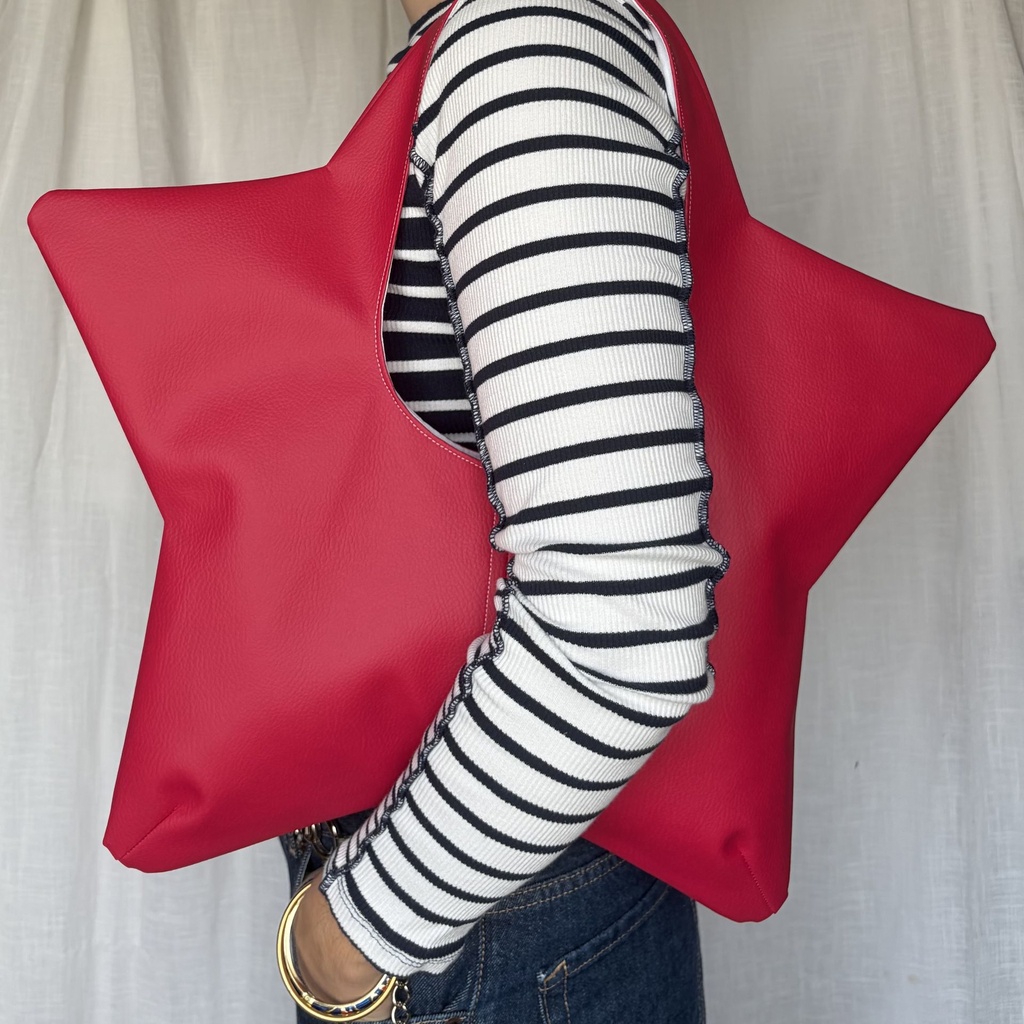 sac de star - similicuir rose framboise