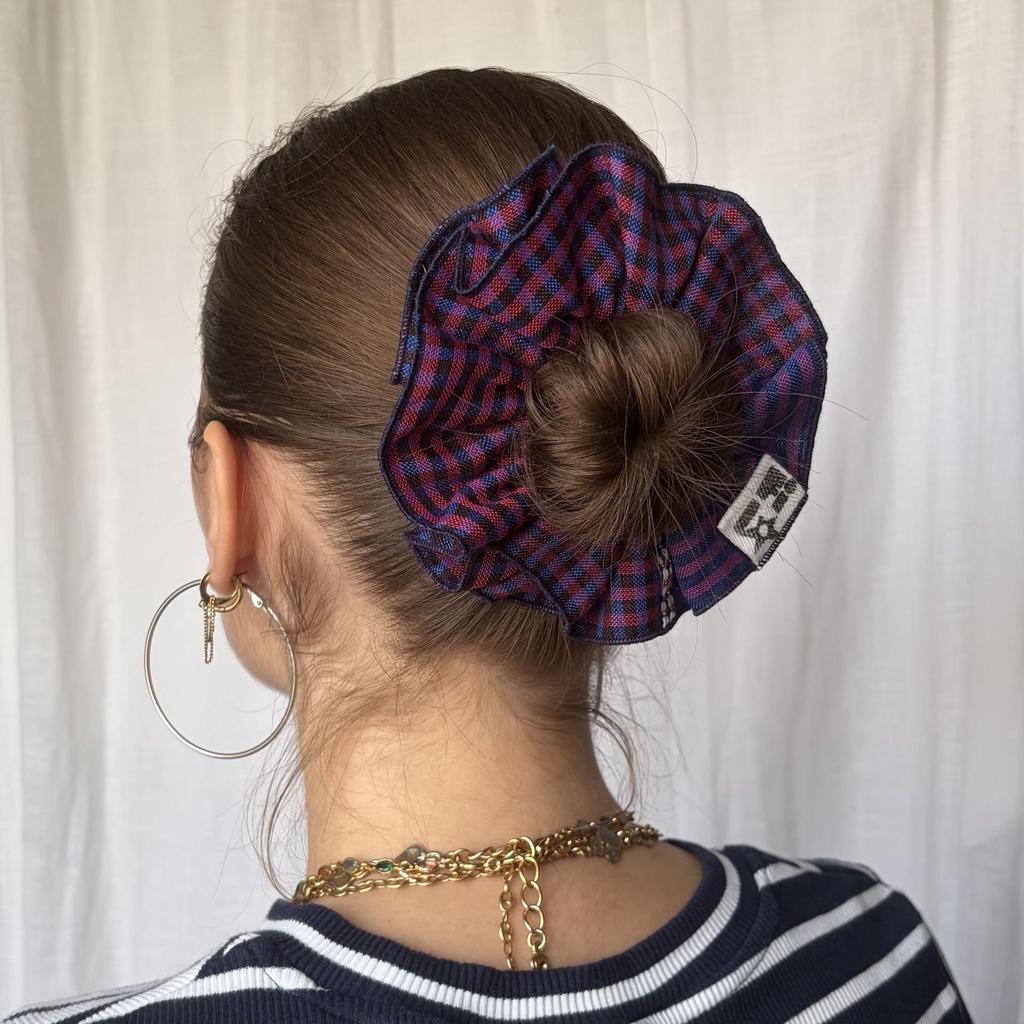 chouchou - bordeaux, bleu, violet,