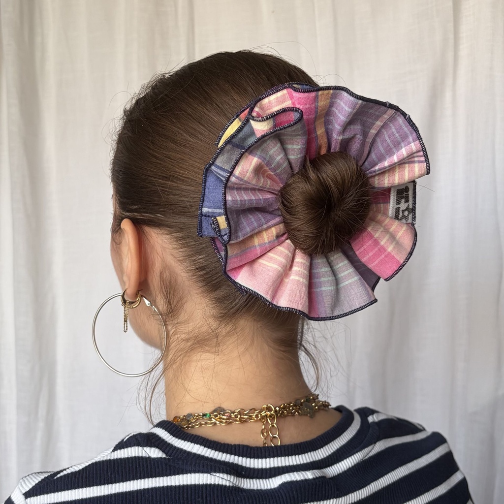 chouchou - carreaux multicolore