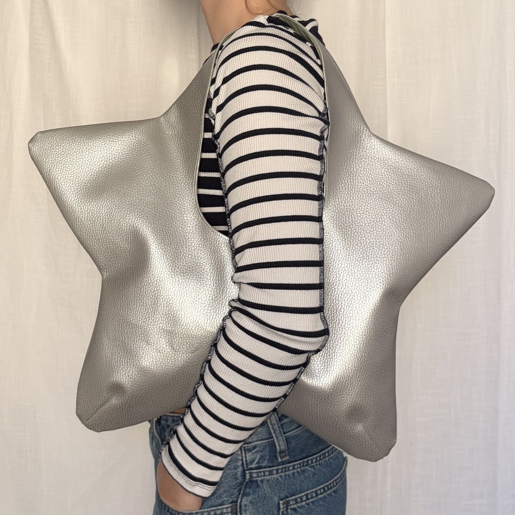 sac de star - argent et kaki