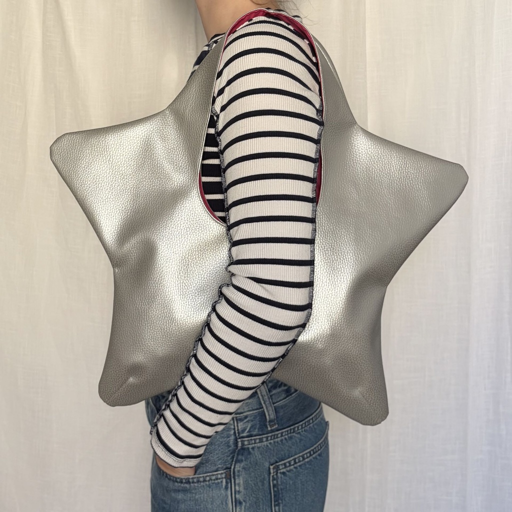 sac de star - argent et rose
